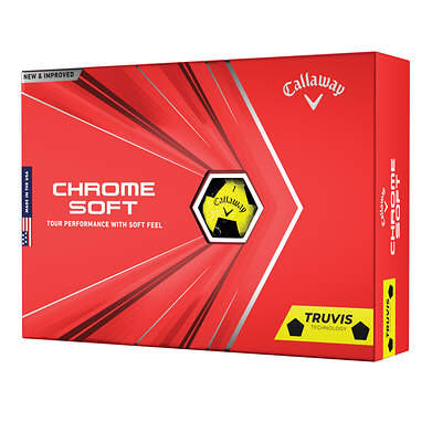 Callaway Chrome Soft 20 Truvis Yellow Golf Balls